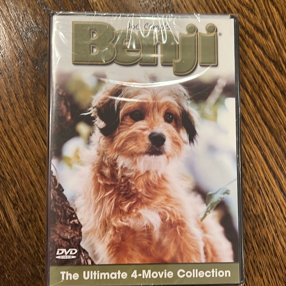 New with tags Joe Camp’s Benji, the ultimate four movie collection on DVD